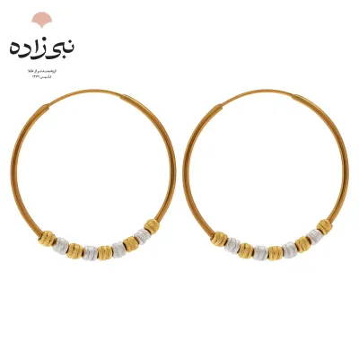 گوشواره حلقه ای البرنادو طلا E126