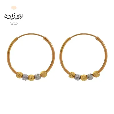 گوشواره حلقه ای البرنادو طلا E124