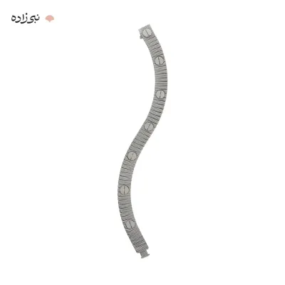دستبند کارتیه لاو سفید لخت پهن (unlimited) B255