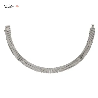 دستبند کارتیه لاو سفید لخت نیم پهن (unlimited) B254