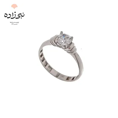 انگشتر سولیتر تک نگین قلب R101