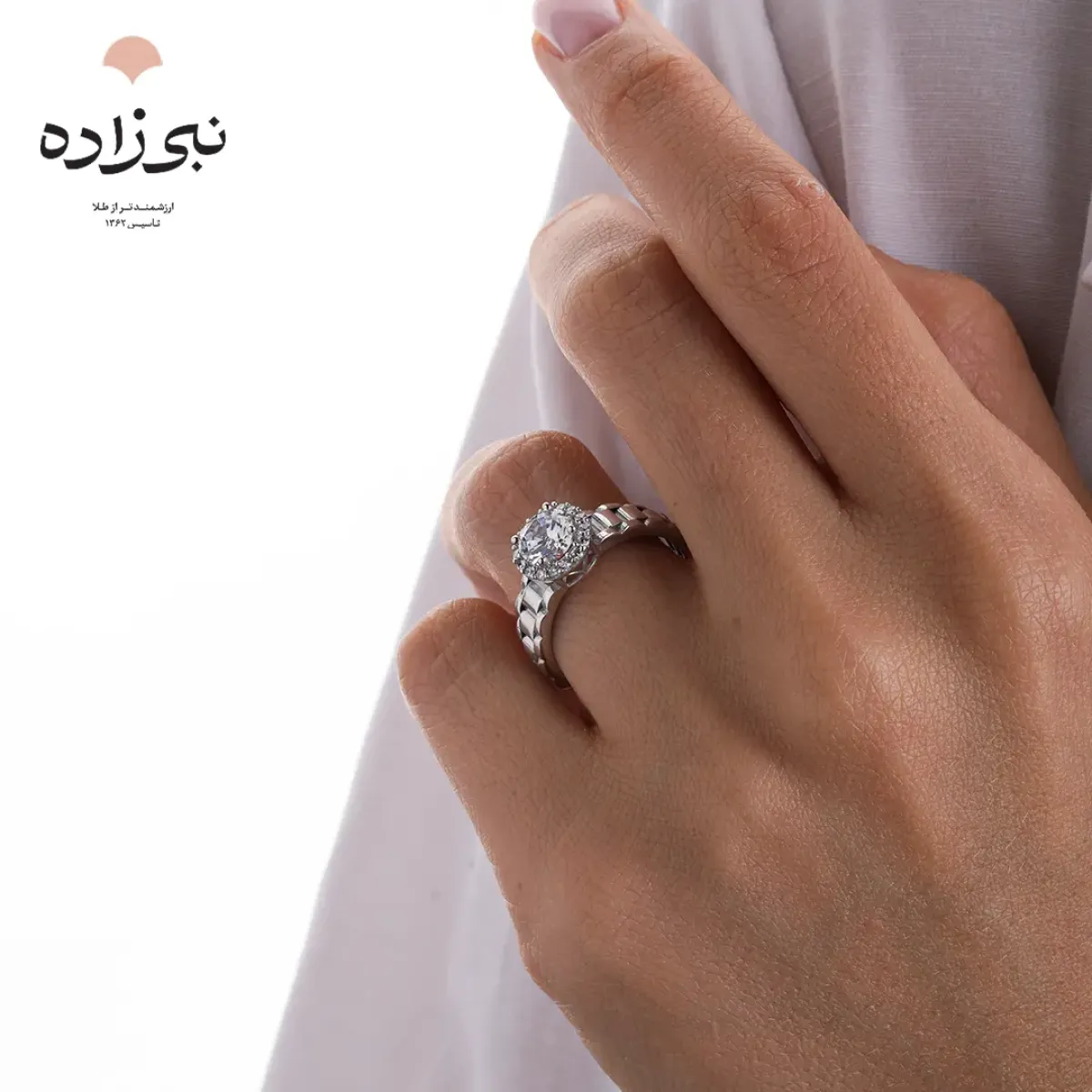 انگشتر سولیتر طرح رولکس R097