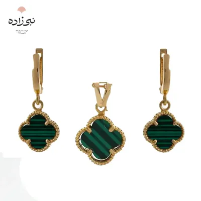 نیم ست ون کلیف سبز H028