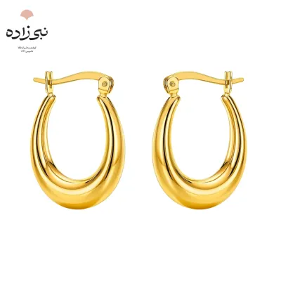 گوشواره چفتی آکوا بیضی E122