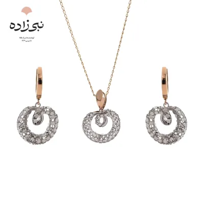 نیم ست کارلو طرح سیب H026