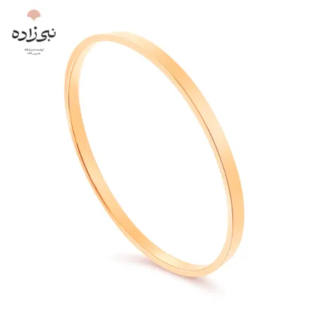 النگو آینه ای نیم پهن بچگانه سایز سه B213