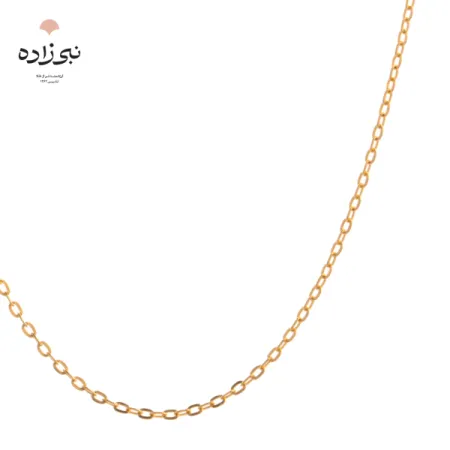 زنجیر طلا فلامینگو بافت متوسط N100
