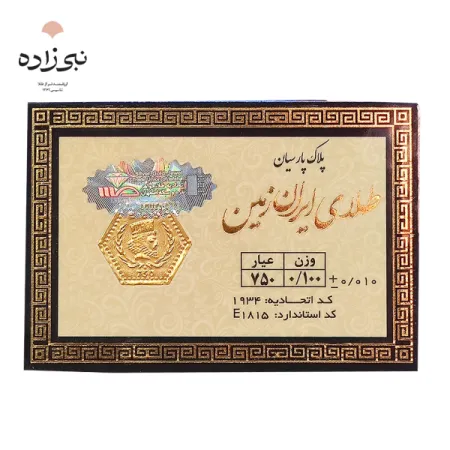 سکه پارسیان 100 سوت Z002