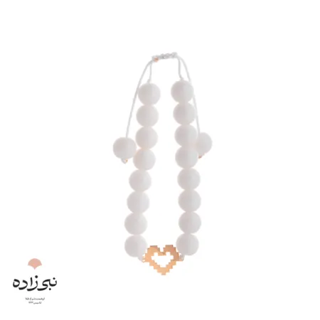 دستبند سنگی قلب B132