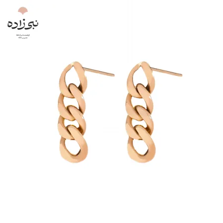 گوشواره میخی کارتیه لخت بافت دو E112