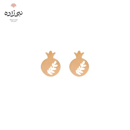 گوشواره لیزری میخی انار E053