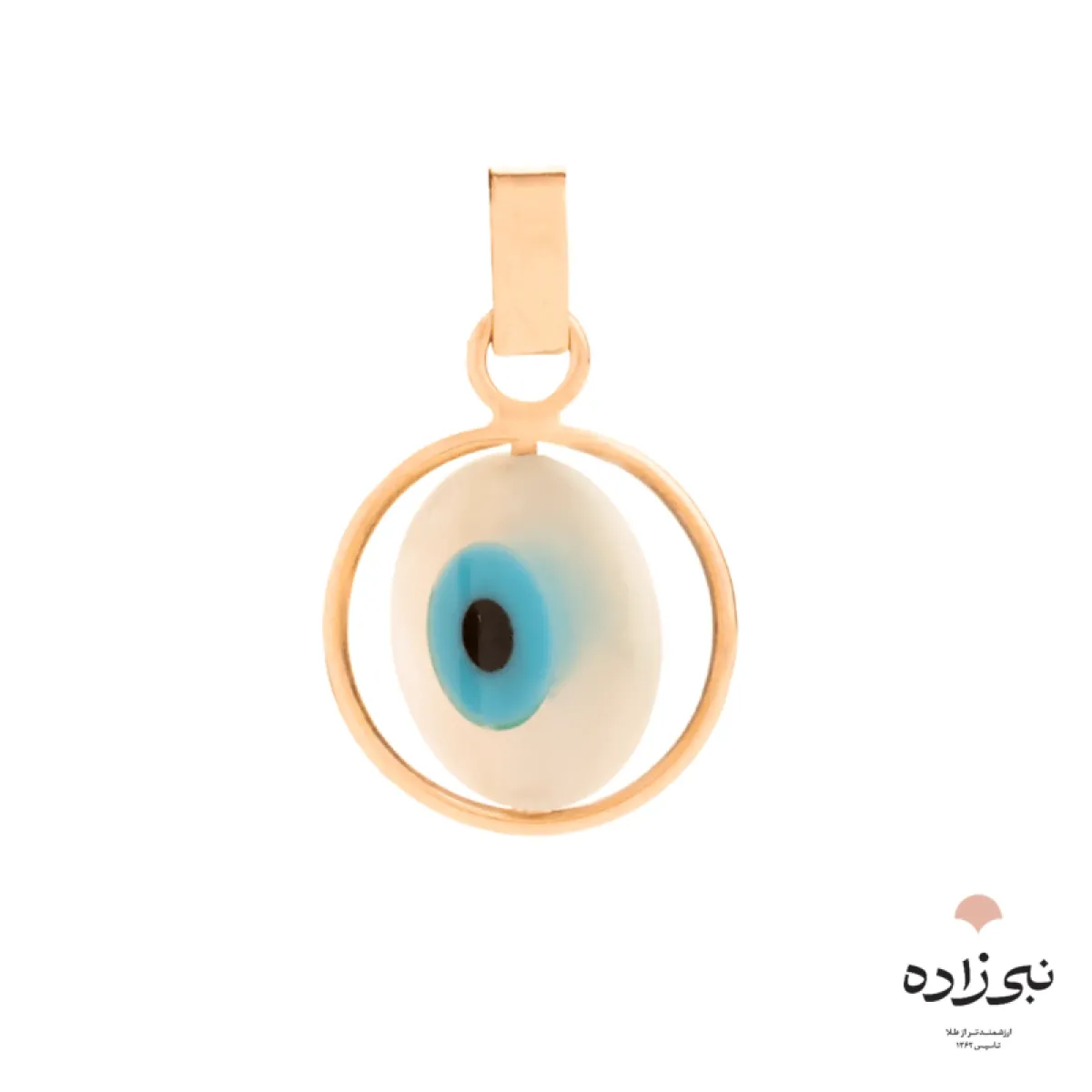پلاک چشم نظر گرد C043