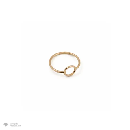 انگشتر دکوراتیو دایره تو خالی بچگانه R107