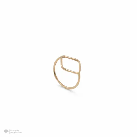 انگشتر دکوراتیو لوزی تو خالی R055