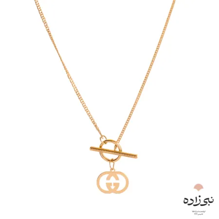 گردنبند تیفانی آویز گوچی طلا N056