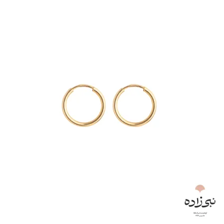 گوشواره حلقه ای ساده قطر یک سانت E072