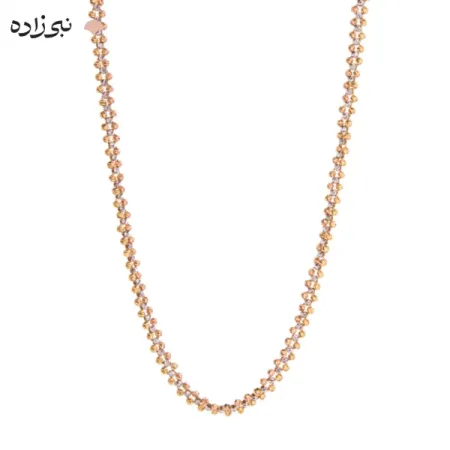 گردنبند البرنادو لخت سه رج N131