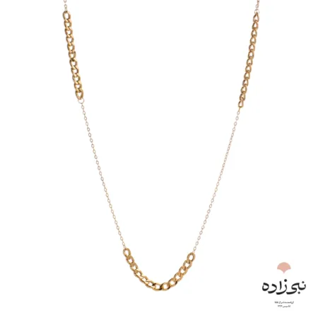 گردنبند کارتیه تلفیقی سه تیکه طلا N073