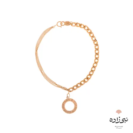 دستبند تیفانی آویز نیویورک طلا B022