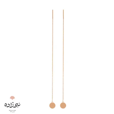 گوشواره بخیه ای دایره تو پر E061