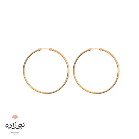 گوشواره حلقه ای ساده قطر 5 سانت E052