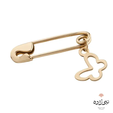 سنجاق سینه کودک پروانه طلا P005