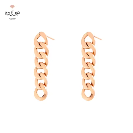 گوشواره میخی کارتیه لخت بافت دو E089