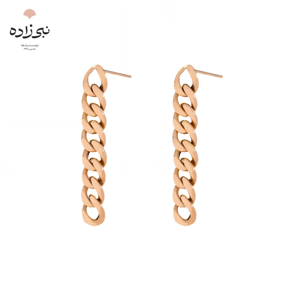 گوشواره میخی کارتیه لَخت بافت دو E113