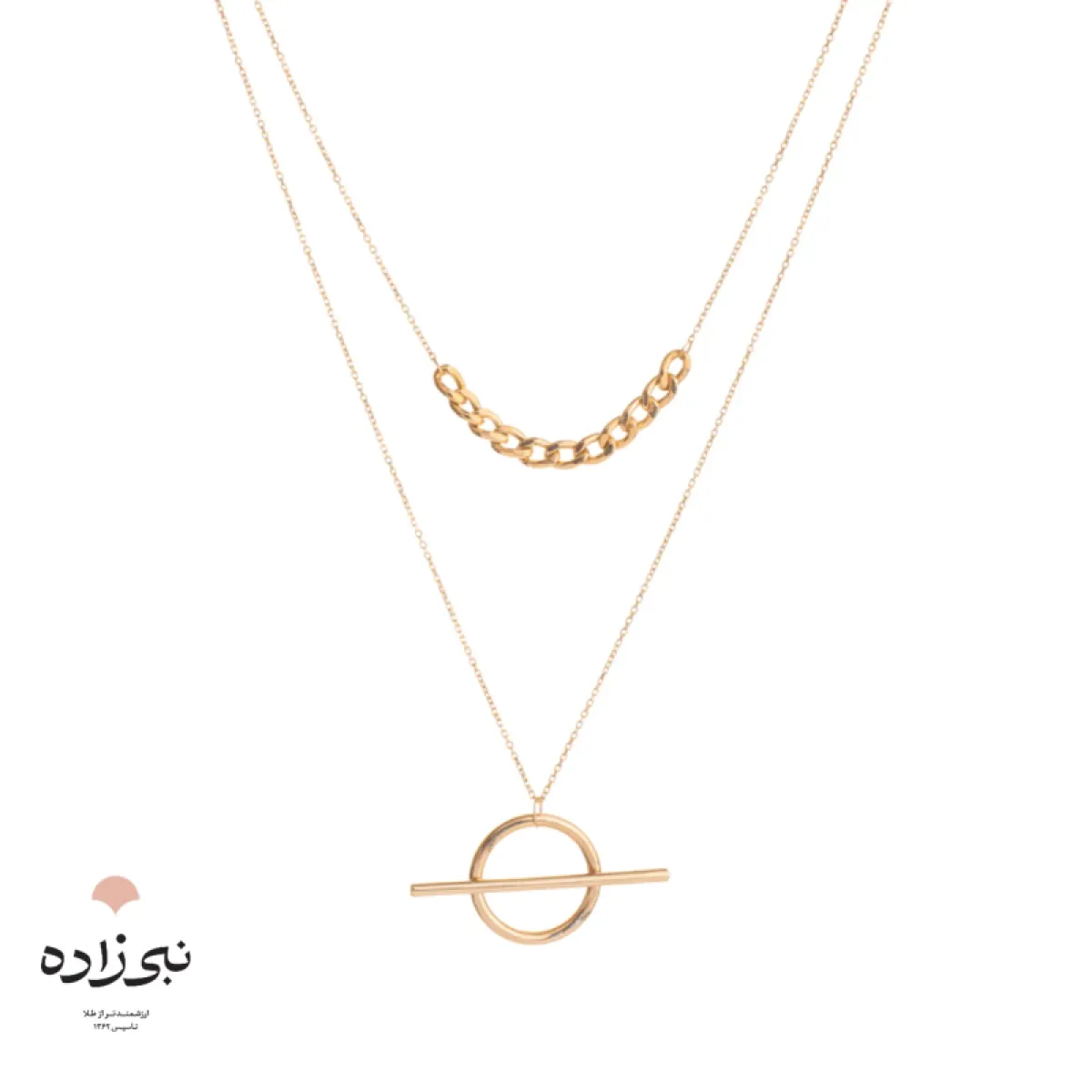 گردنبند تیفانی کارتیه تلفیقی طلا N057