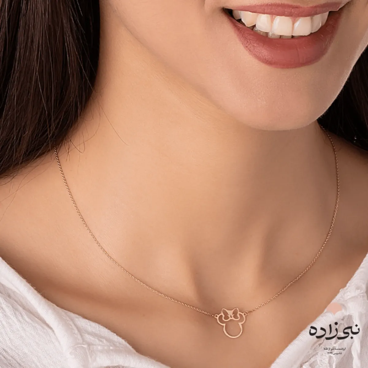 گردنبند لیزری میکی موس N142