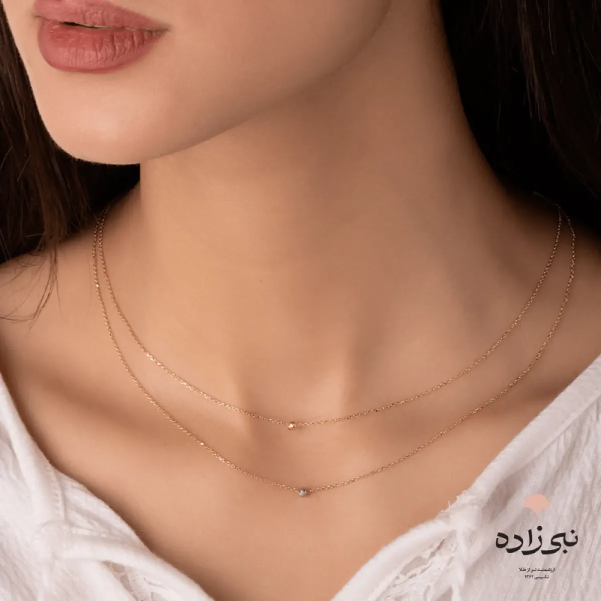 گردنبند دوبل البرنادو N170
