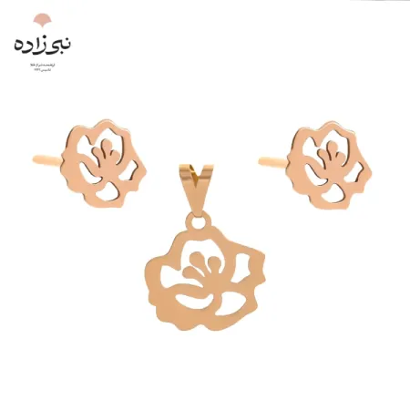 نیم ست لیزری گل رز H023