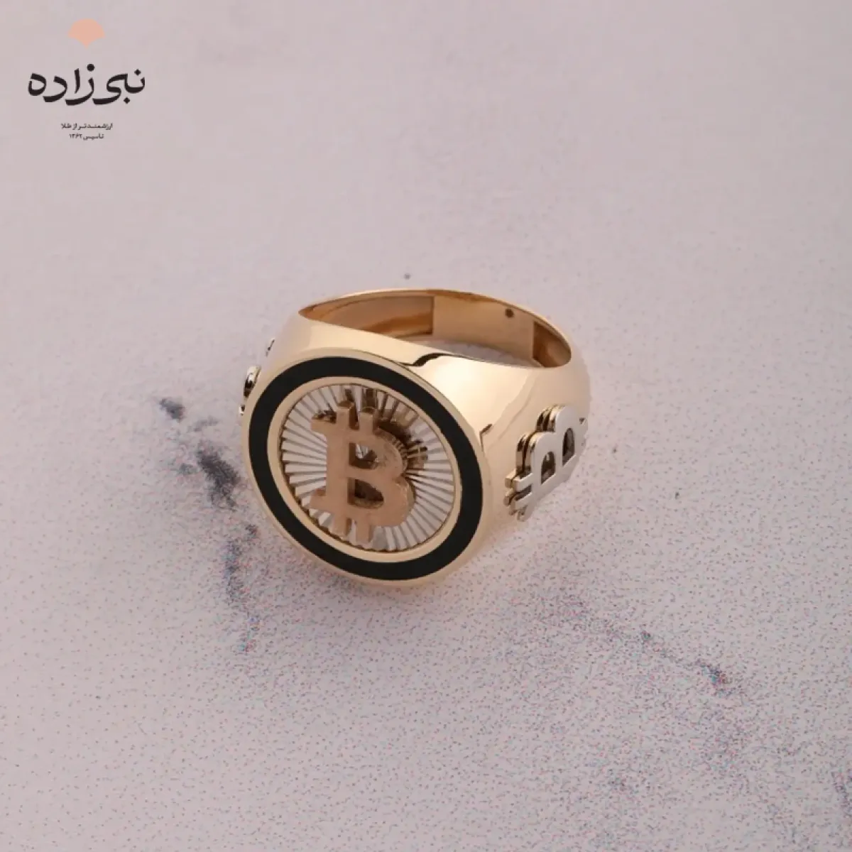 انگشتر مردانه بیت کوین R084