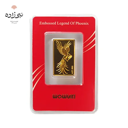 شمش 24 عیار 1 گرمی ققنوس G098