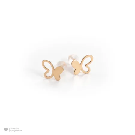 گوشواره میخی پروانه E153